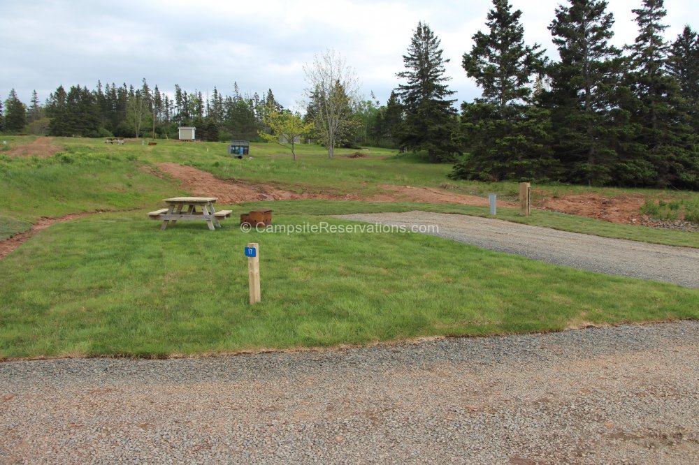 Photo of Campsite 17 in Five Islands Provincial Park Campground at Five